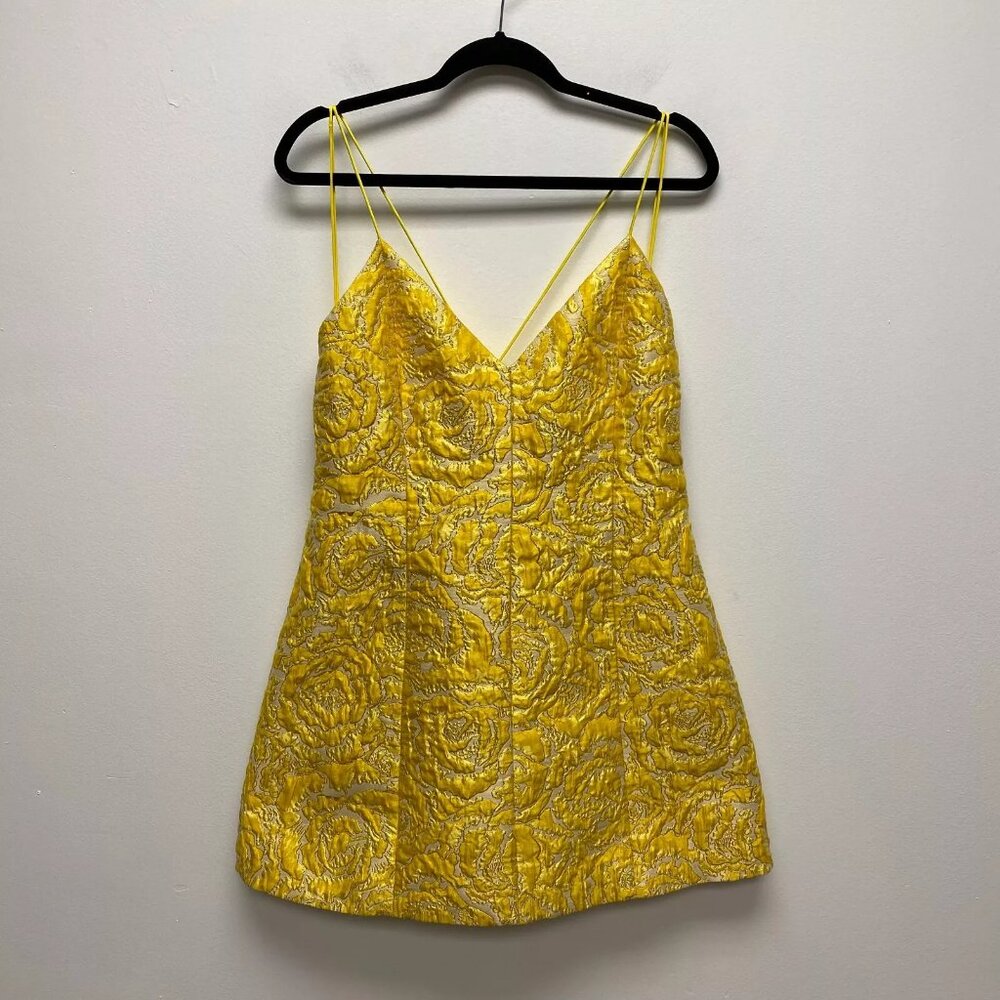 Alice + Olivia Womens Sunbeam V-Neck Sleeveless Tayla Structured Mini Dress 14